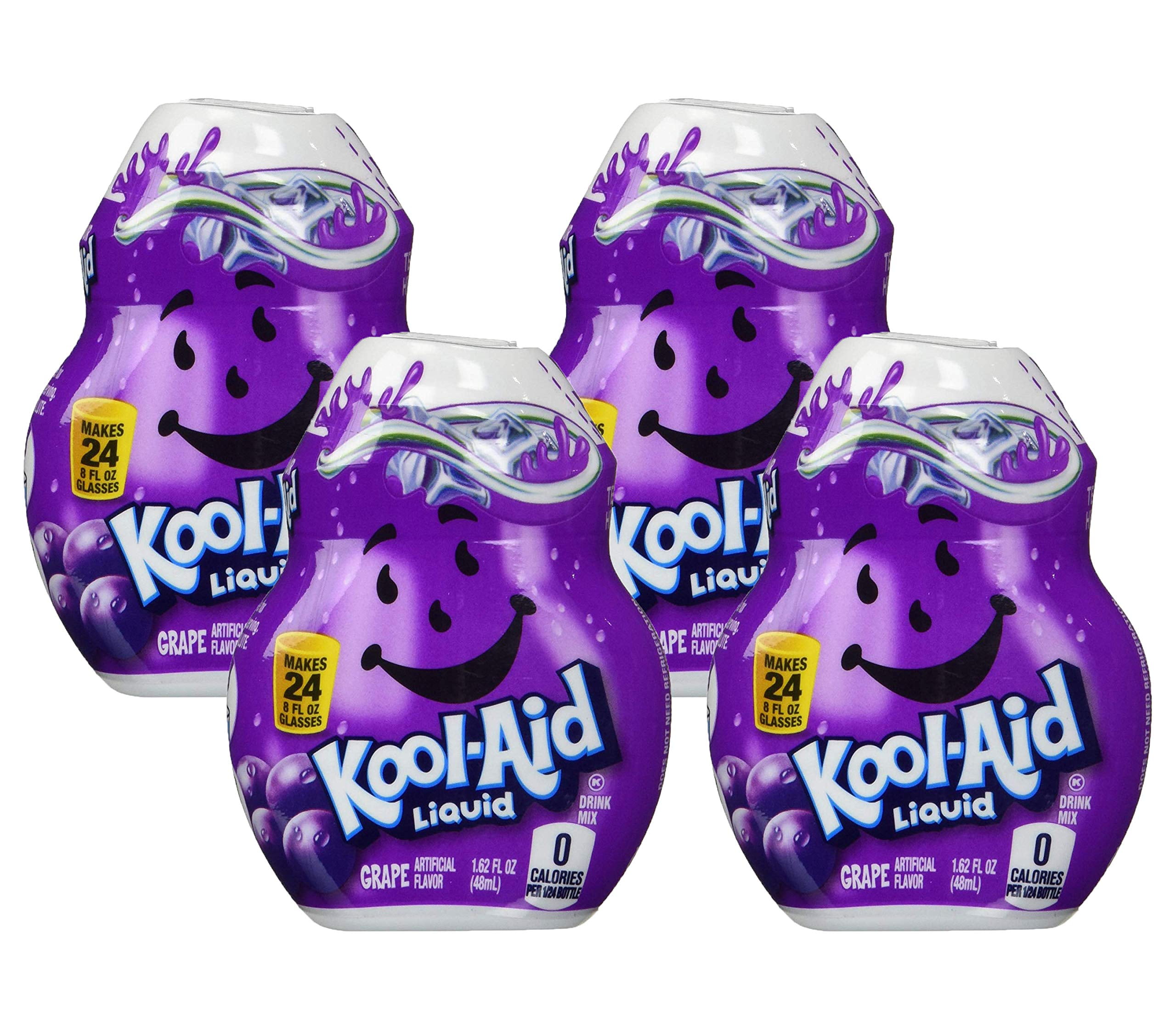 KoolAid Liquid Drink Mix, Grape, 1.62 Fl Oz (4)