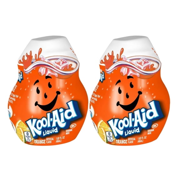 Kool-Aid Liquid Drink Mix, Orange 1.62 Oz (2 Pack)