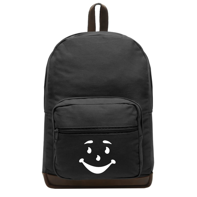 Leather bottom backpack online