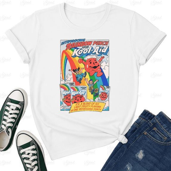 Kool Aid Man Oh Yeah! Funny Vintage 80s Meme Tee Style Unisex T-Shirt V41171, up to size 5XL