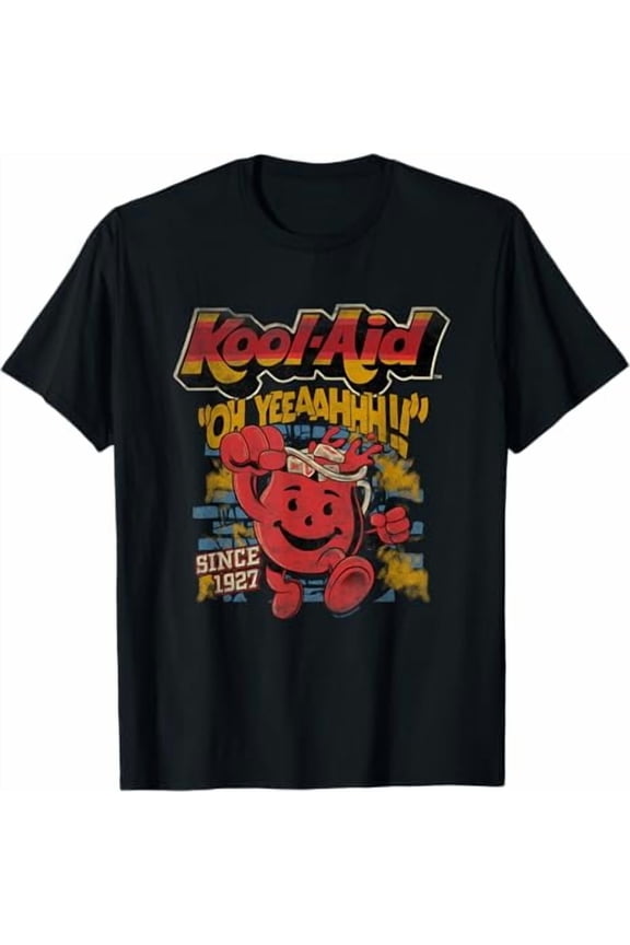 Kool Aid Man Retro Oh Yeeahhh Since 1927 Nostalgic Drink Graphic Unisex T-Shirt, S-5XL