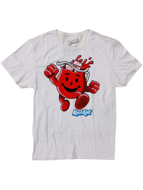 Punch Men's Officially Licensed Graphic Print Tee T-Shirt (Small, White Classic Logo)