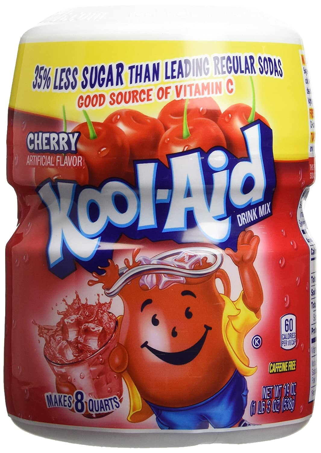 Kool-Aid Soft Drink Mix - Cherry - 19 Ounces.. - Walmart.com