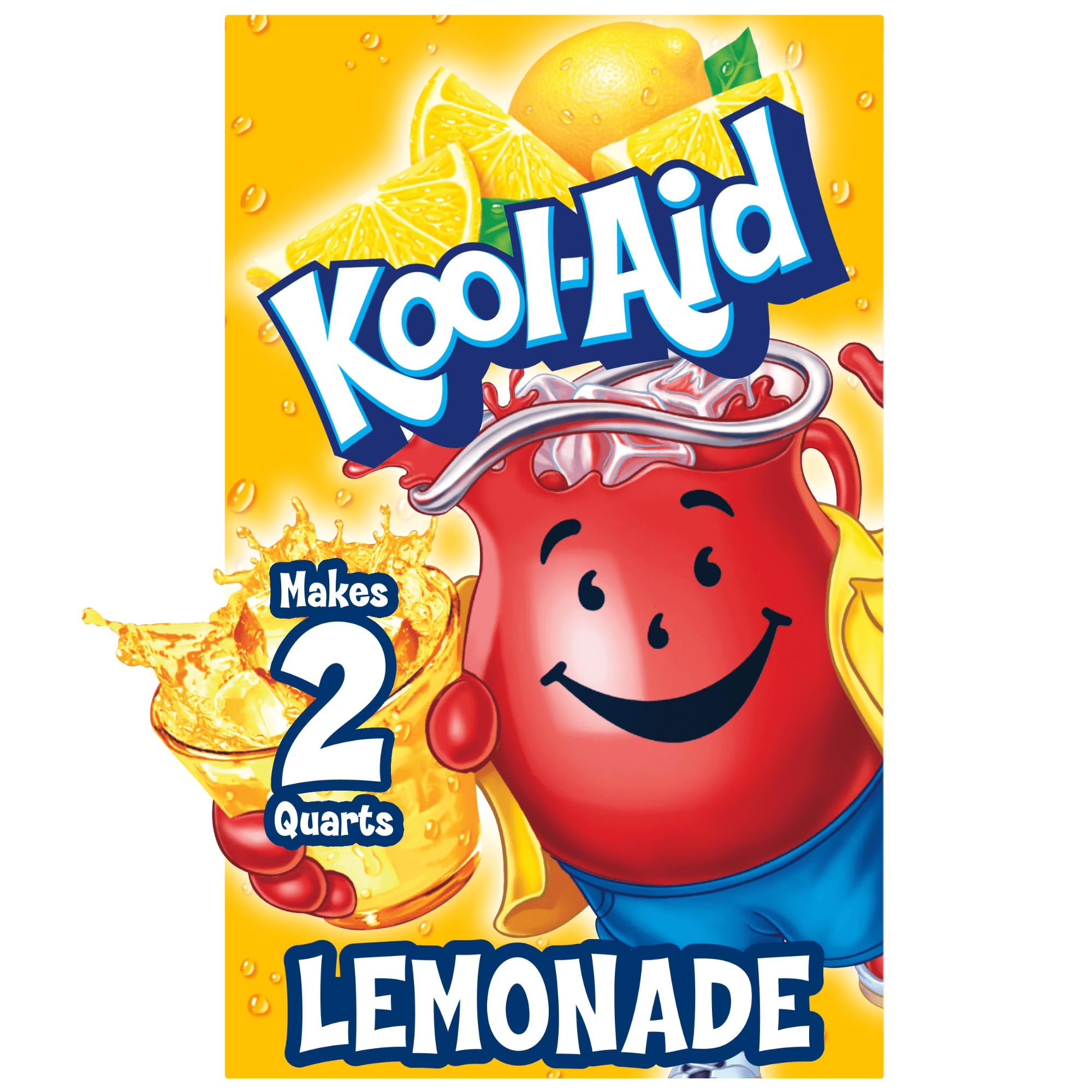 KoolAid Soft Drink Mix Lemonade Unsweetened, Caffeine Free 0.23 Oz