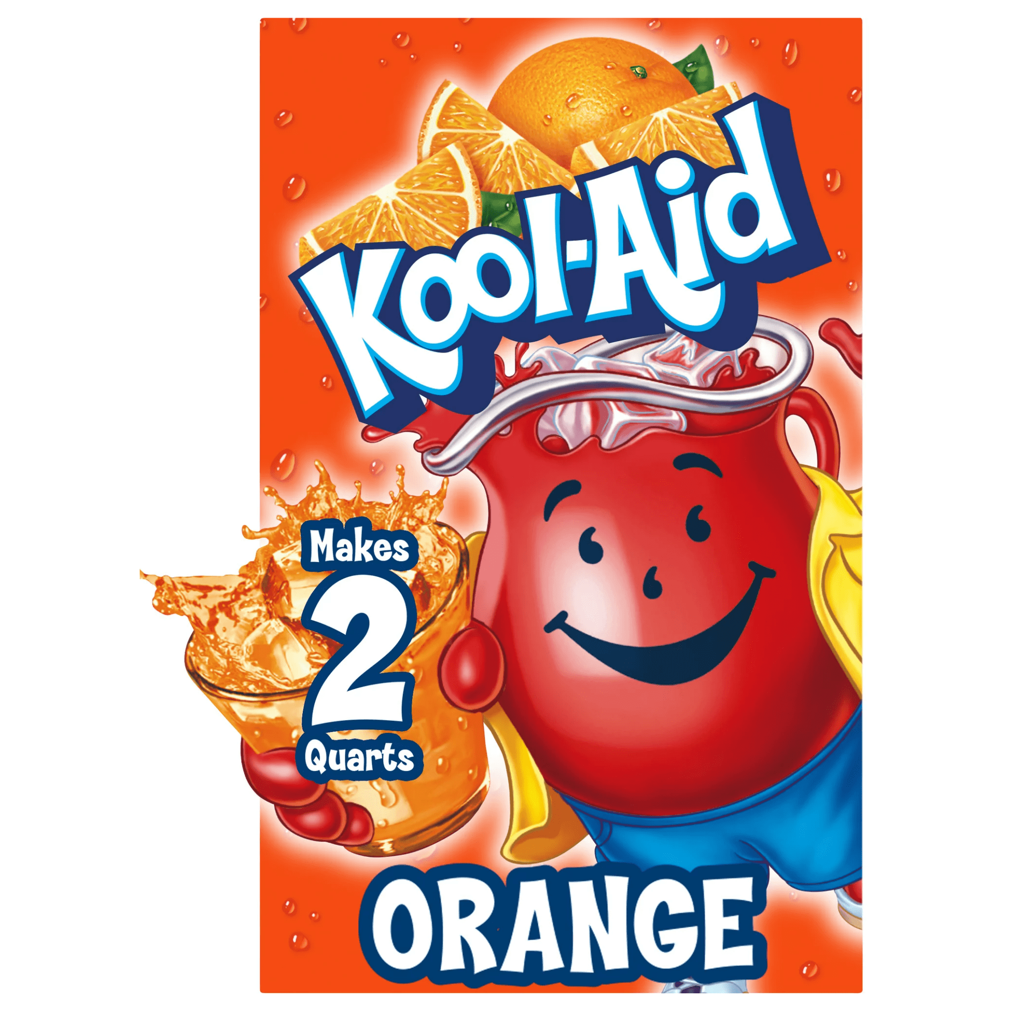 Kool-Aid Soft Drink Mix Orange Unsweetened, Caffeine Free 0.15 Oz