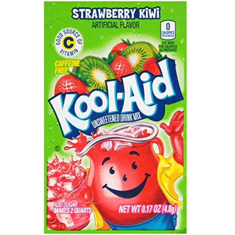 Kool-Aid, Drink Mix, Strawberry Kiwi, 96 Packets, 2 Quarts