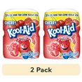thumbnail image 1 of Kool-Aid Sugar-Sweetened Cherry Artificially Flavored Powdered Soft Drink Mix, 19 oz Canister (2 Canisters), 1 of 4