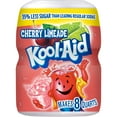 thumbnail image 1 of Kool-Aid Sugar-Sweetened Cherry Limeade Artificially Flavored Powdered Soft Drink Mix, 19 oz Canister, 1 of 9