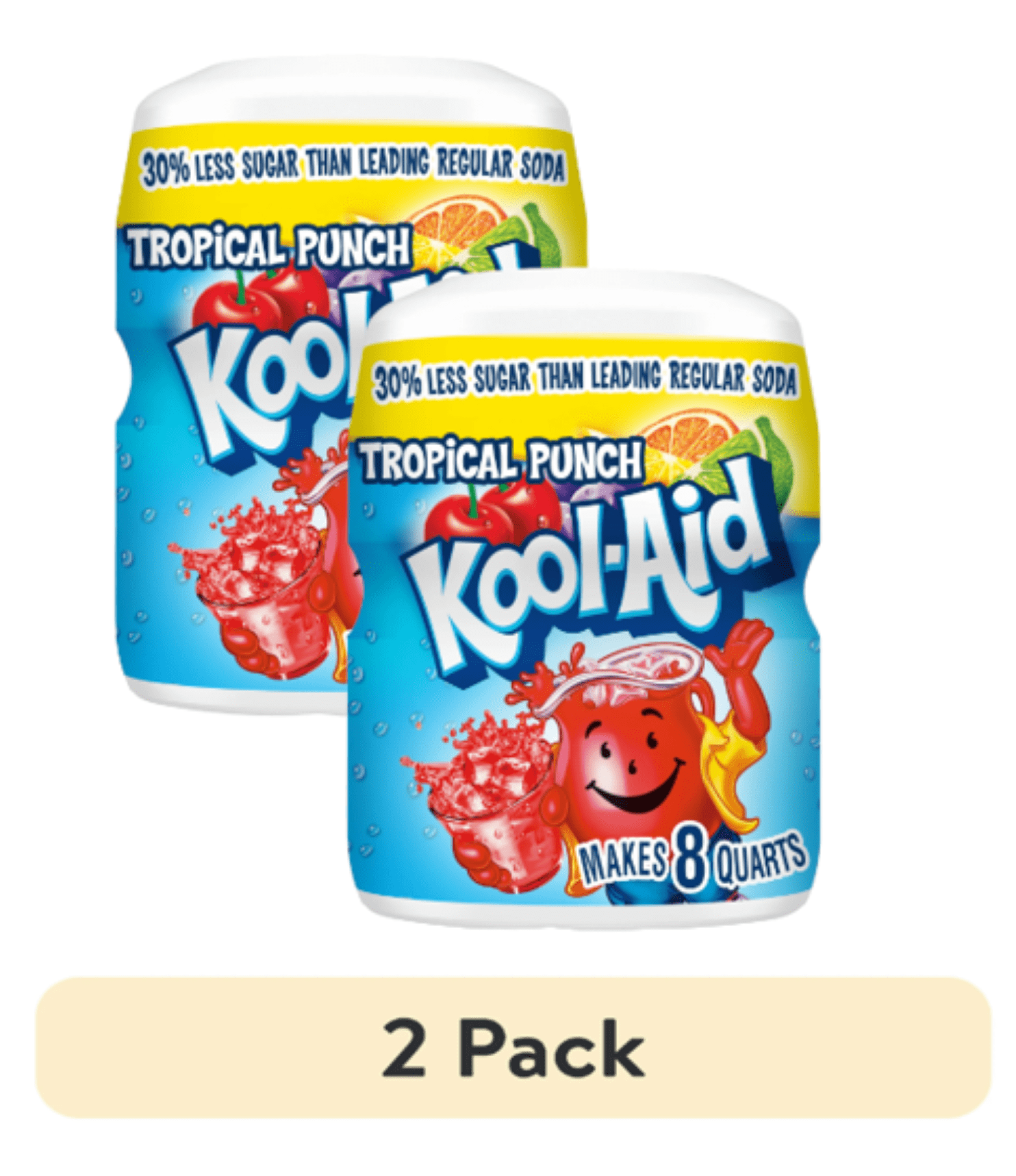 Kool-Aid, Water Punch Drink Mix, 19 oz, Tropical flavor - Walmart.com