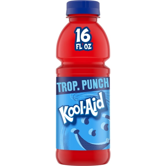 Kool-Aid Tropical Punch Artificially Flavored Soft Drink, 16 fl oz Bottle