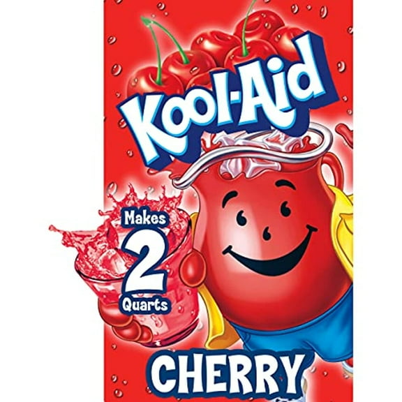 Kool-Aid Unsweetened Caffeine Free Cherry Zero Calories Powdered Drink Mix 192 Count Pitcher Packets