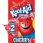 Kool-Aid Unsweetened Cherry Powdered Soft Drink Mix, 0.13 oz Packet, Powders