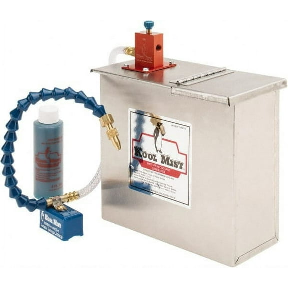 Kool Mist 1 Outlet, 1 Gal Tank Capacity, Stainless Steel Tank Mist Coolant System