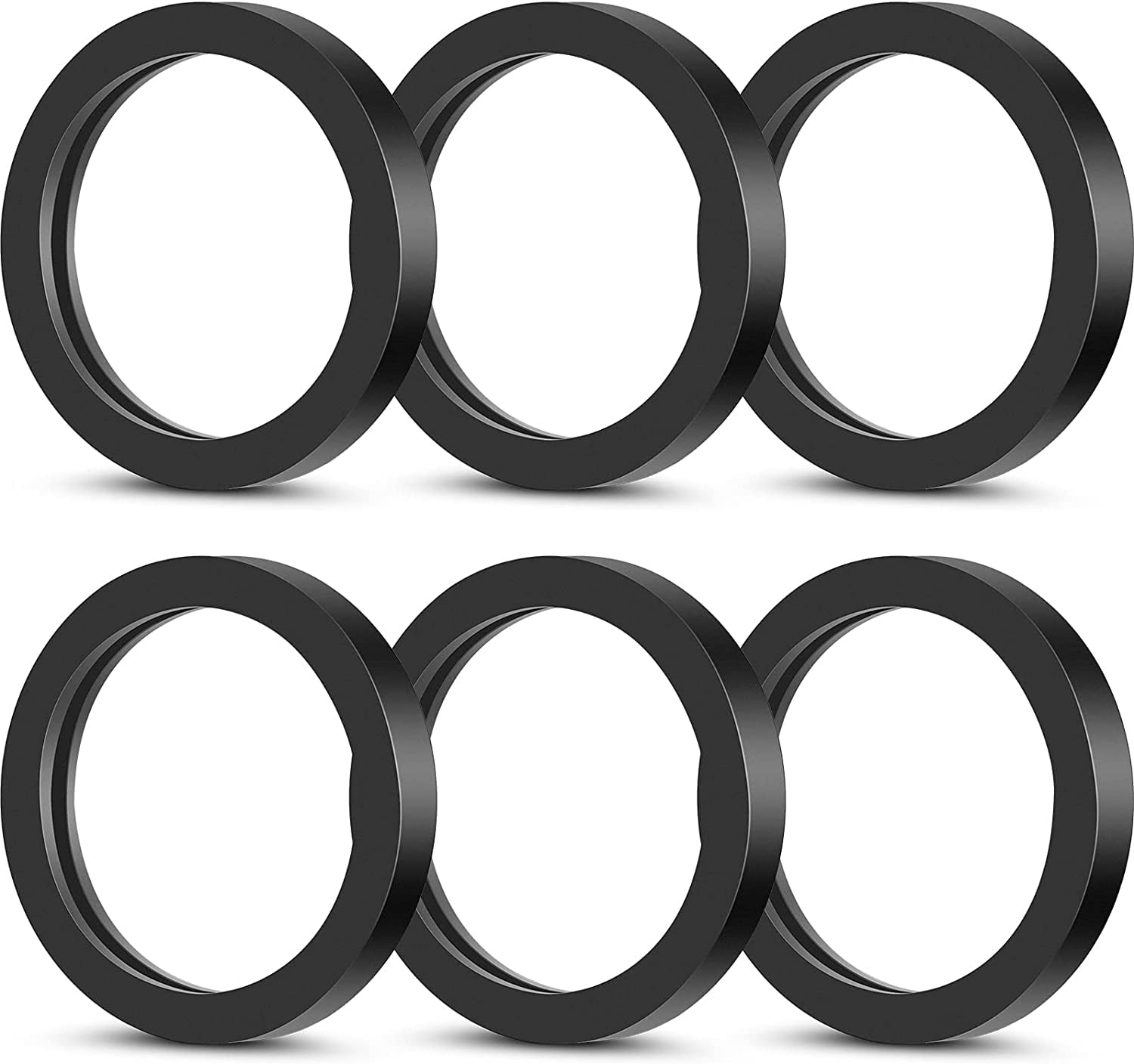 Kool Products Replacement Gaskets (Retail Pack of 6) for Many Different Spout Nozzles I Rubber Washer I Rubber Ring I Gas Can I Can Be Used for Most of The Gas Can Spout.