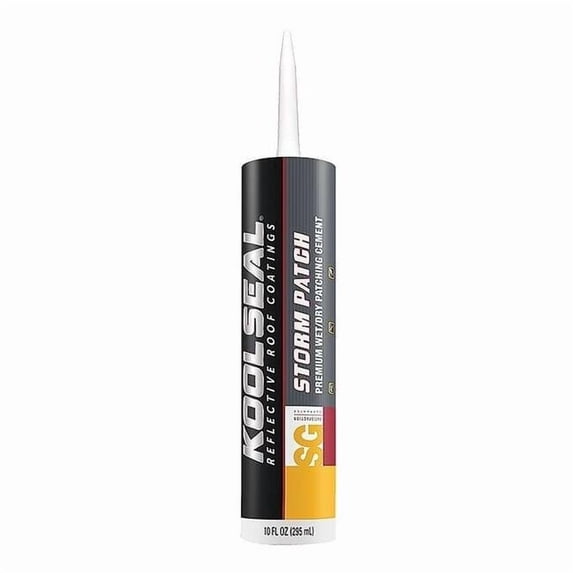 Kool Seal Roof Repair, 10 oz, Cartridge, Black KS0083600-01