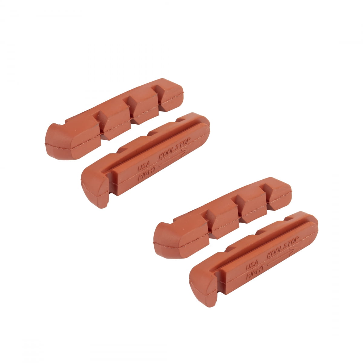 Kool Stop V2-XT - Cuscinetti di ricambio per inserti lineari, Shimano, Salmon, coppia