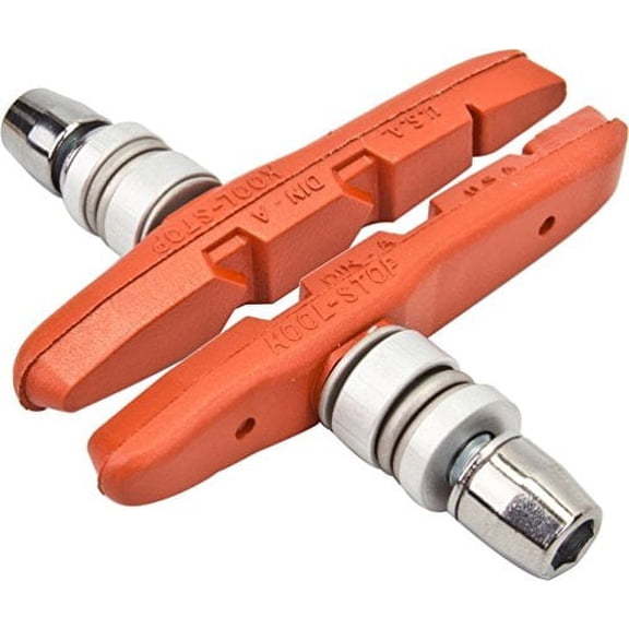 Kool-Stop Supra 2, Linear Pull Pads, Threaded Posts, Salmon, Pair