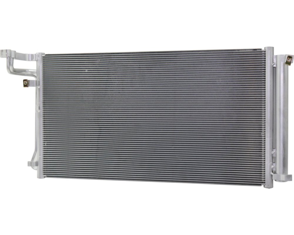 Kool Vue Air Conditioner Condenser Compatible with 2015 - 2016 Hyundai Genesis Aluminum