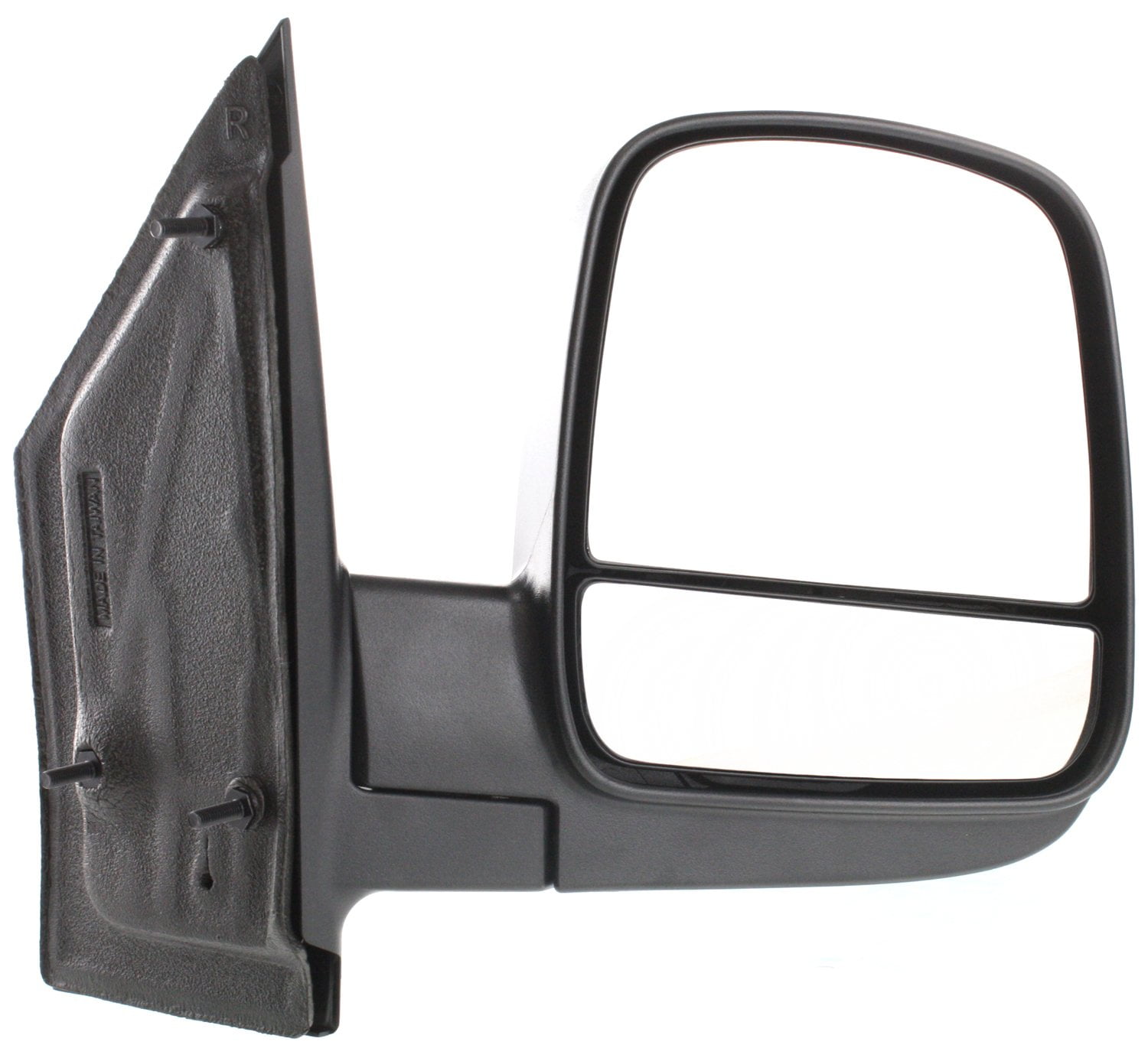 Kool Vue Right Side Mirror, Textured Black with Blind Spot Glass, OE Replacement