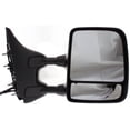 thumbnail image 1 of Kool Vue Towing Mirror Compatible With 2004-2015 Nissan Titan Right Passenger Side Heated w/ Blind Spot Corner Glass Chrome, 1 of 11