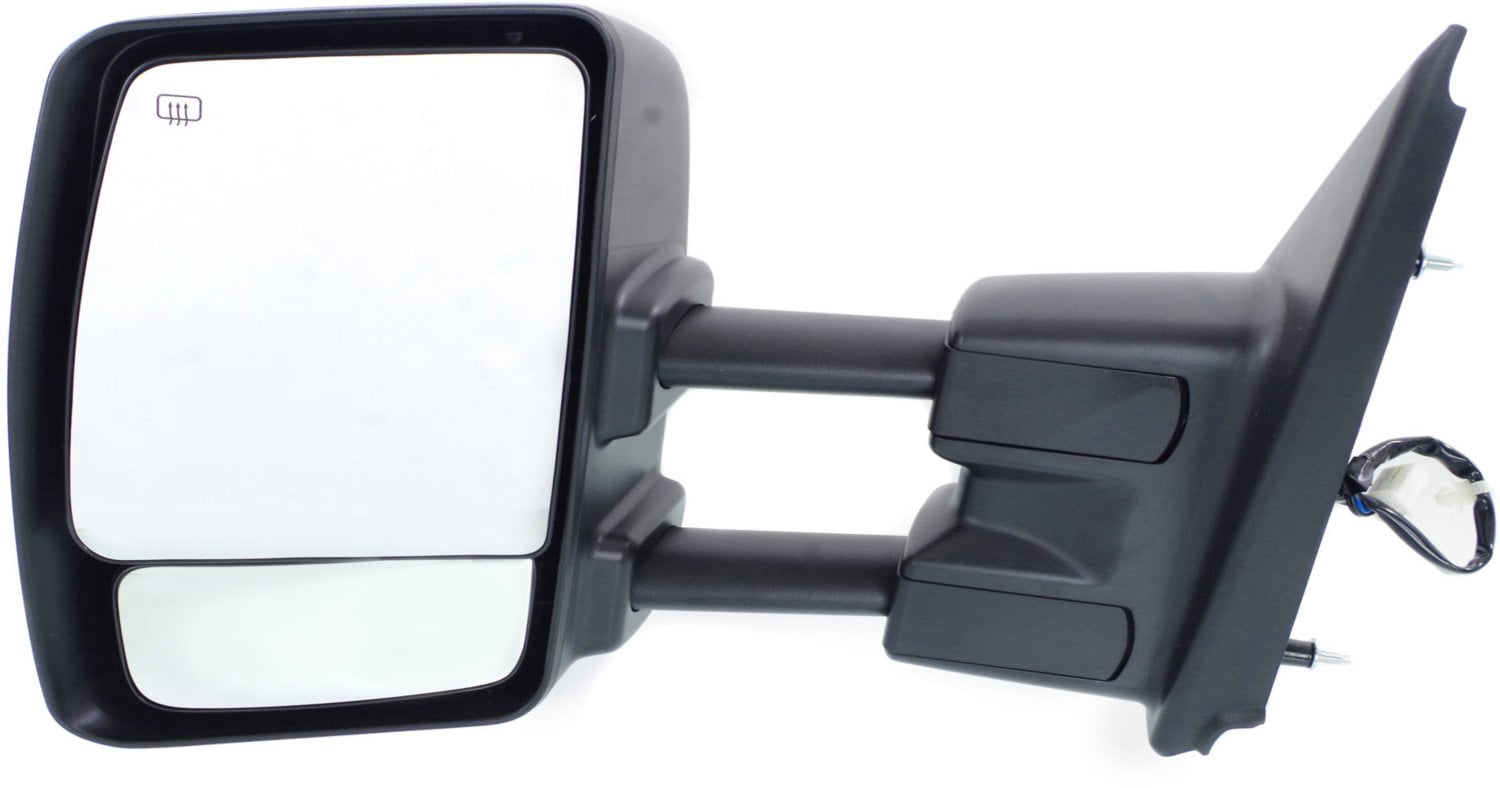 Towing Mirror Compatible With 2012-2018 Nissan NV3500 NV2500 Left Driver Side Heated w/ Blind Spot Corner Glass Chrome Kool-Vue
