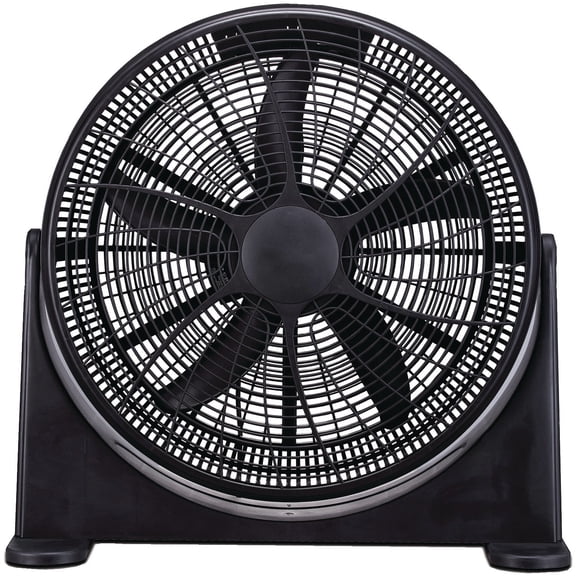 Kool Zone 20" 3-Speed High Velocity Air Circulator Fan, Black
