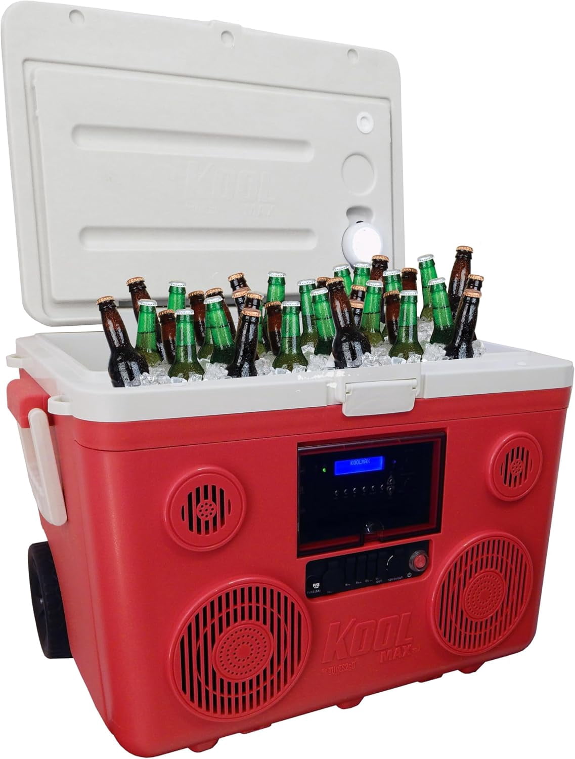 KoolMAX Cooler with Bluetooth Speaker System, 350W Boombox, 40 Qt ...