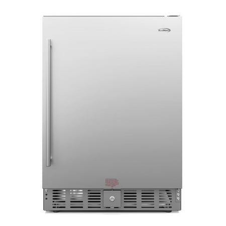 KoolMore 23.4 in. Stainless Steel, Solid-Door Built-In Refrigerator and Beverage Cooler, 5 Cu. ft.