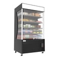 thumbnail image 1 of Koolmore CDA-25C-BK Open-Air Merchandiser Metal Grab & Go Refrigerator in Black, 1 of 5