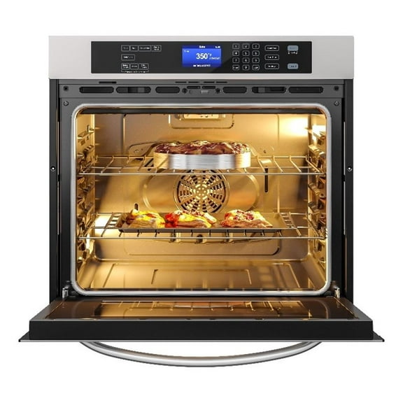KoolMore 5 Cu. ft. Stainless Steel Electric Premium Convection Oven (Single Unit) with 7 Cooking/Baking Modes in Silver, KM-WO30S-SS.