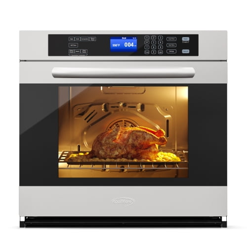 24 Single Gas Wall Oven with Air Fry Stainless Steel-GCWG2438AF