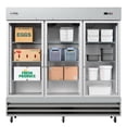 thumbnail image 1 of 81 in. Three Glass Door Commercial Reach-In Refrigerator - 72 Cu Ft.  RIR-3D-GD, 1 of 14