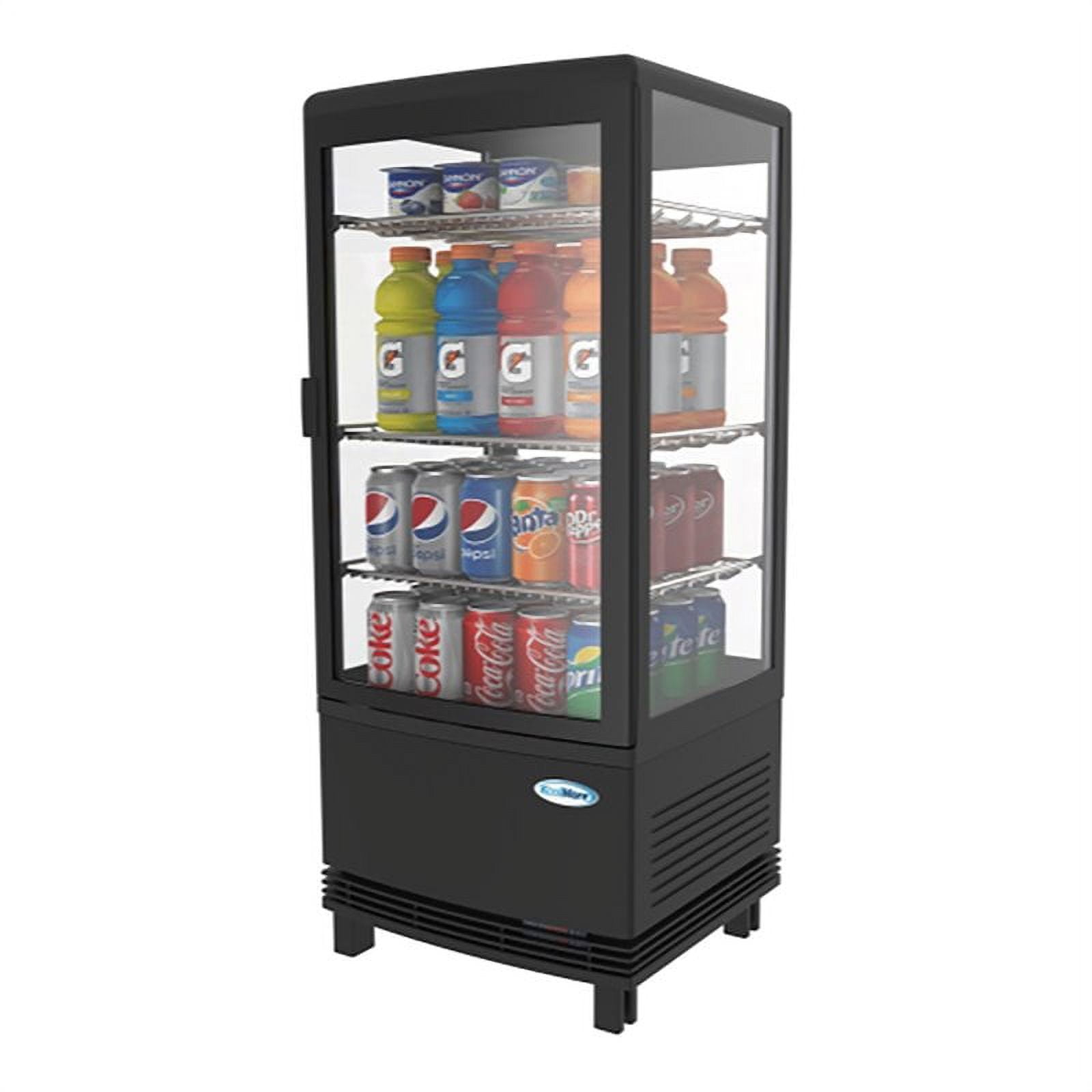 KoolMore Countertop Refrigerator Display Case Commercial Beverage
