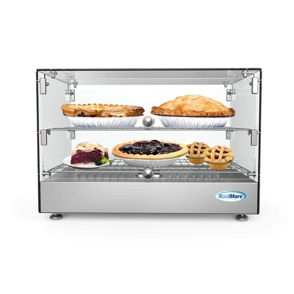 Koolmore 22 in. Glass Countertop Display Warmer,7 cu. ft.