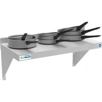 KoolMore NSF Stainless Steel Wall Mount Shelf - Industrial Grade Metal Shelving for Commercial Restaurant Kitchens 12 x 24