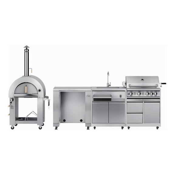 KoolMore Outdoor Kitchen Series Modular Kitchen in Stainless-Steel