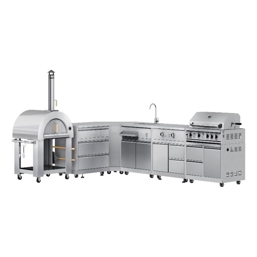 KoolMore Outdoor Kitchen Series Modular Kitchen in Stainless-Steel ...
