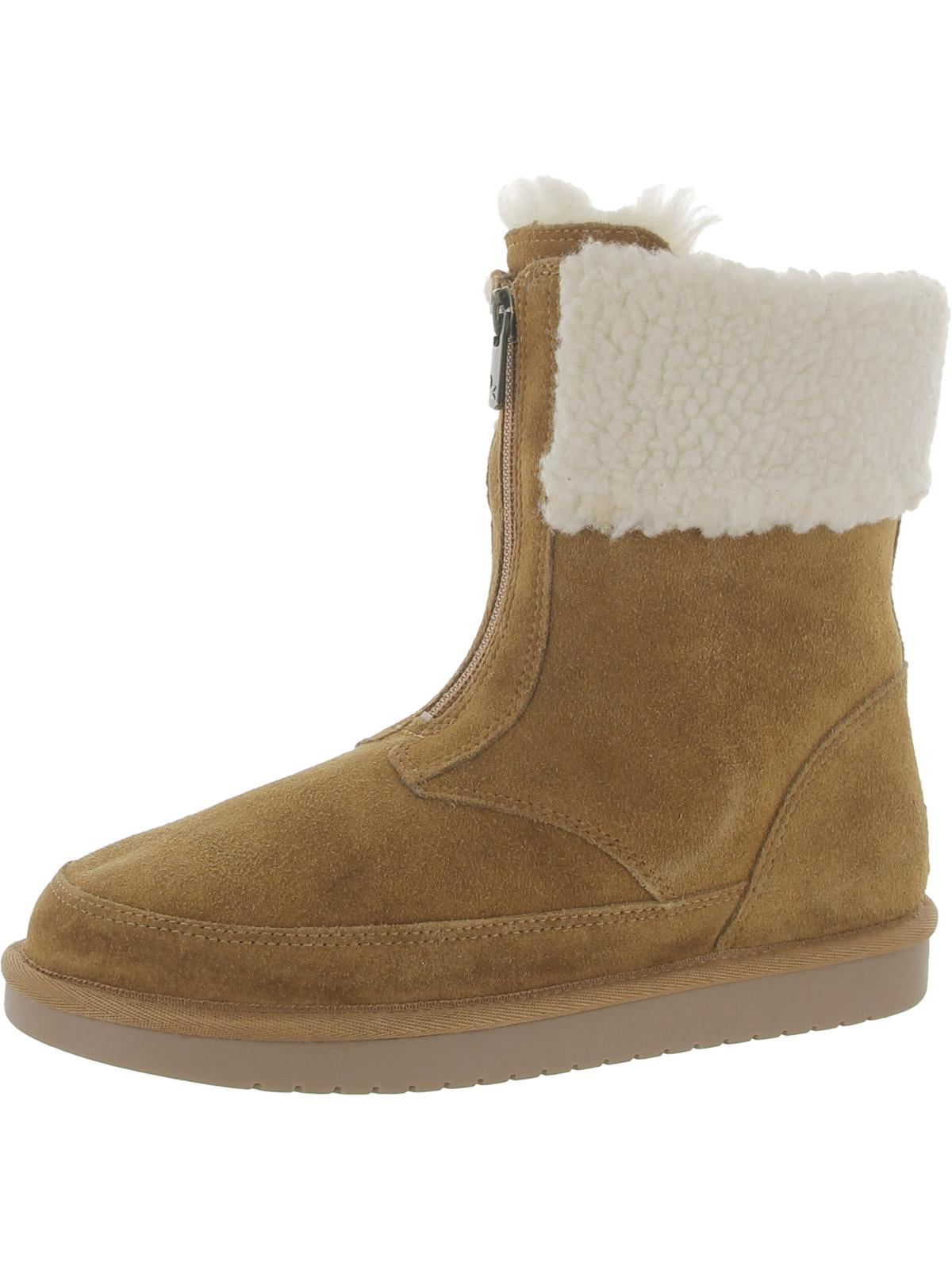 Koolaburra Girls Lytta Short Suede Ankle Winter & Snow Boots - Walmart.com