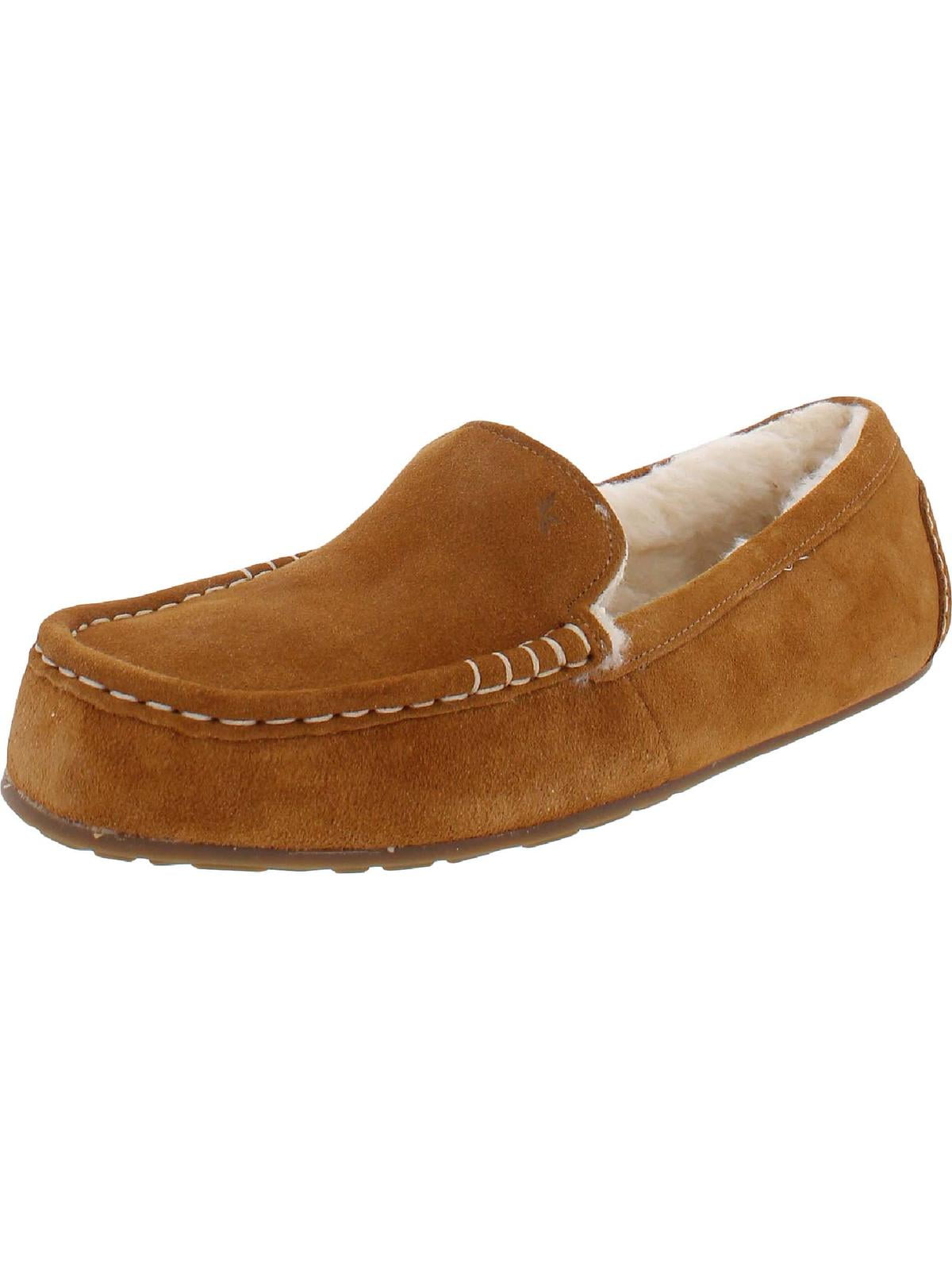 Koolaburra Womens Lezly Suede Slip On Loafer Slippers Walmart