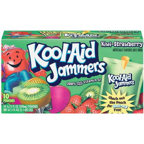 Koolaid Jammer Kiwi/straw 10pk