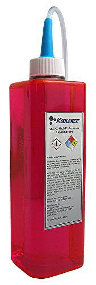 Koolance LIQ-702RD-B 702 Liquid Coolant, High-Performance, UV Red, 700ml (24 fl oz)