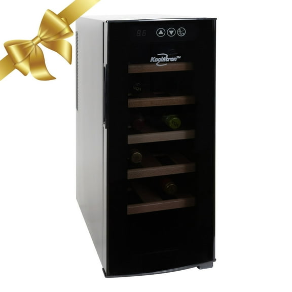 Koolatron 12 Bottle Deluxe Wine Cooler Freestanding Wine Fridge