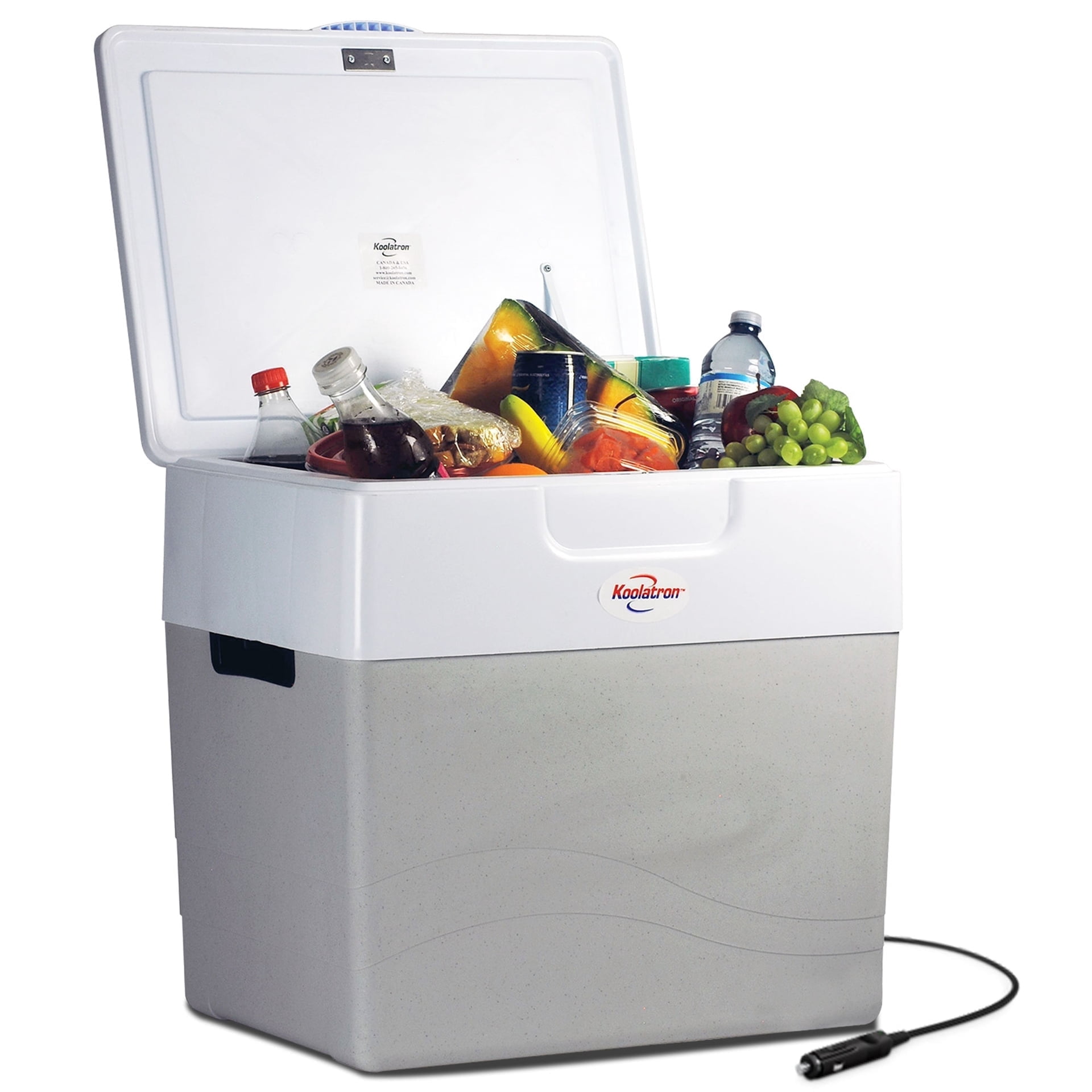 Koolatron 12V Electric Cooler/Warmer 49L (52 qt), Two-Way Design, Gray