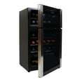 thumbnail image 1 of Koolatron 29 Bottle Dual Zone Wine Cooler Freestanding Wine Fridge, 1 of 14