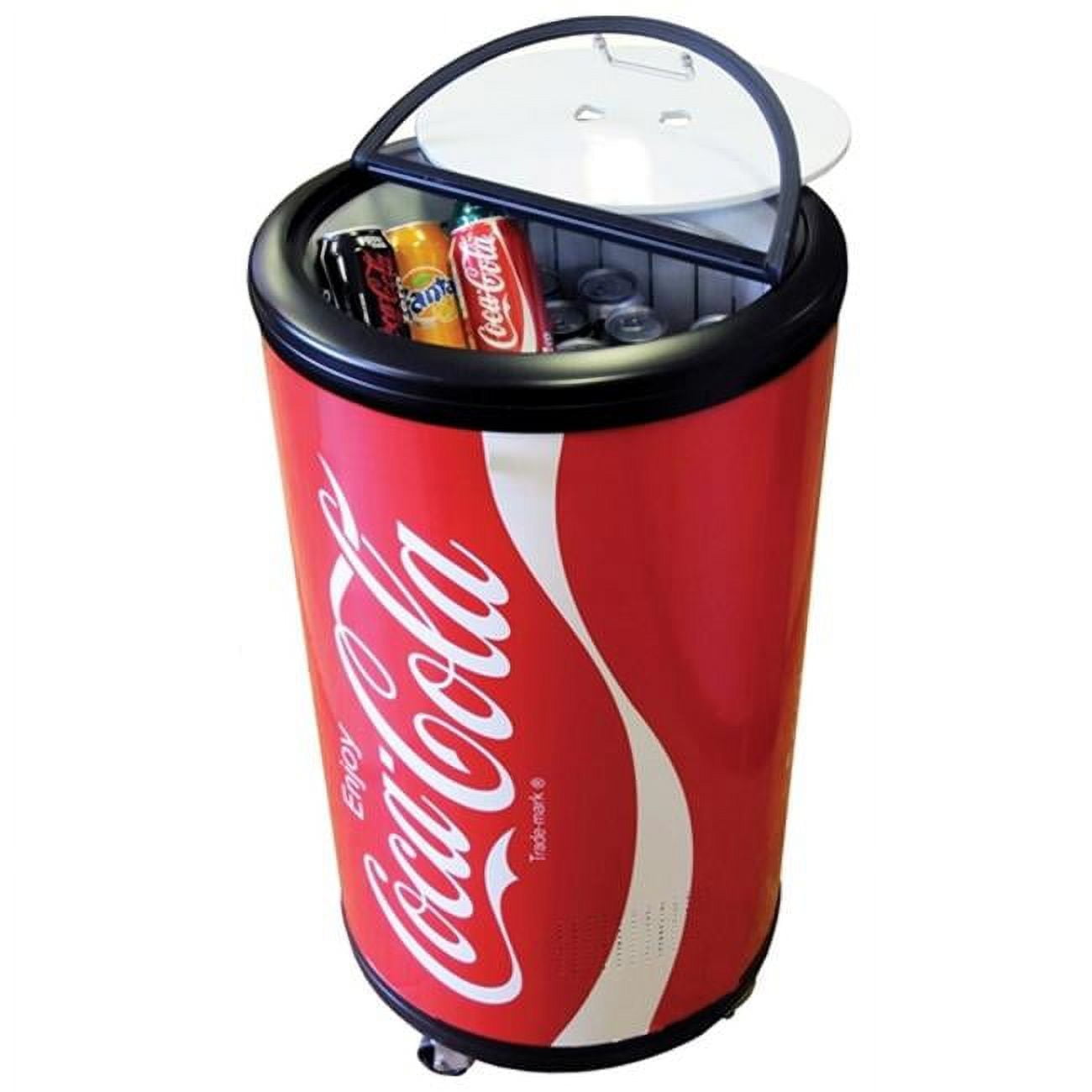 Koolatron CCPC50 Coca-Cola Rolling Party Fridge - Indoor