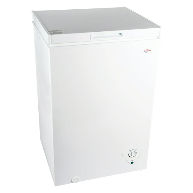 Koolatron Chest Freezer, 3.5 cu ft, Compact Freezer, 99 Litre, White