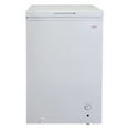 Koolatron Chest Freezer, 3.5 cu ft, Compact Freezer, 99 Litre, White