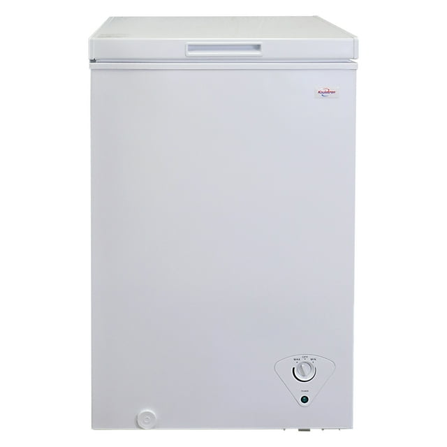 Koolatron Chest Freezer, 3.5 cu ft, Compact Freezer, 99 Litre, White