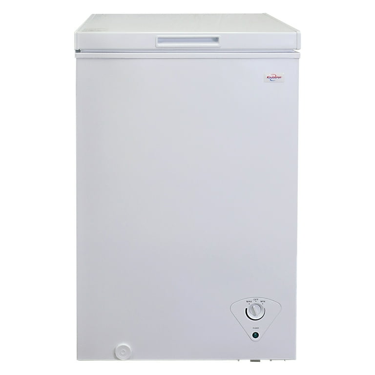 Koolatron Chest Freezer 3.5 cu ft Compact Freezer 99 Litre White Manual Defrost