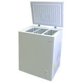 Koolatron Chest Freezer 5.0 cu ft, Compact Freezer (155L) White, Manual
